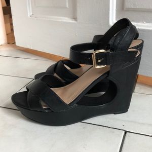 Mossimo Black Wedges